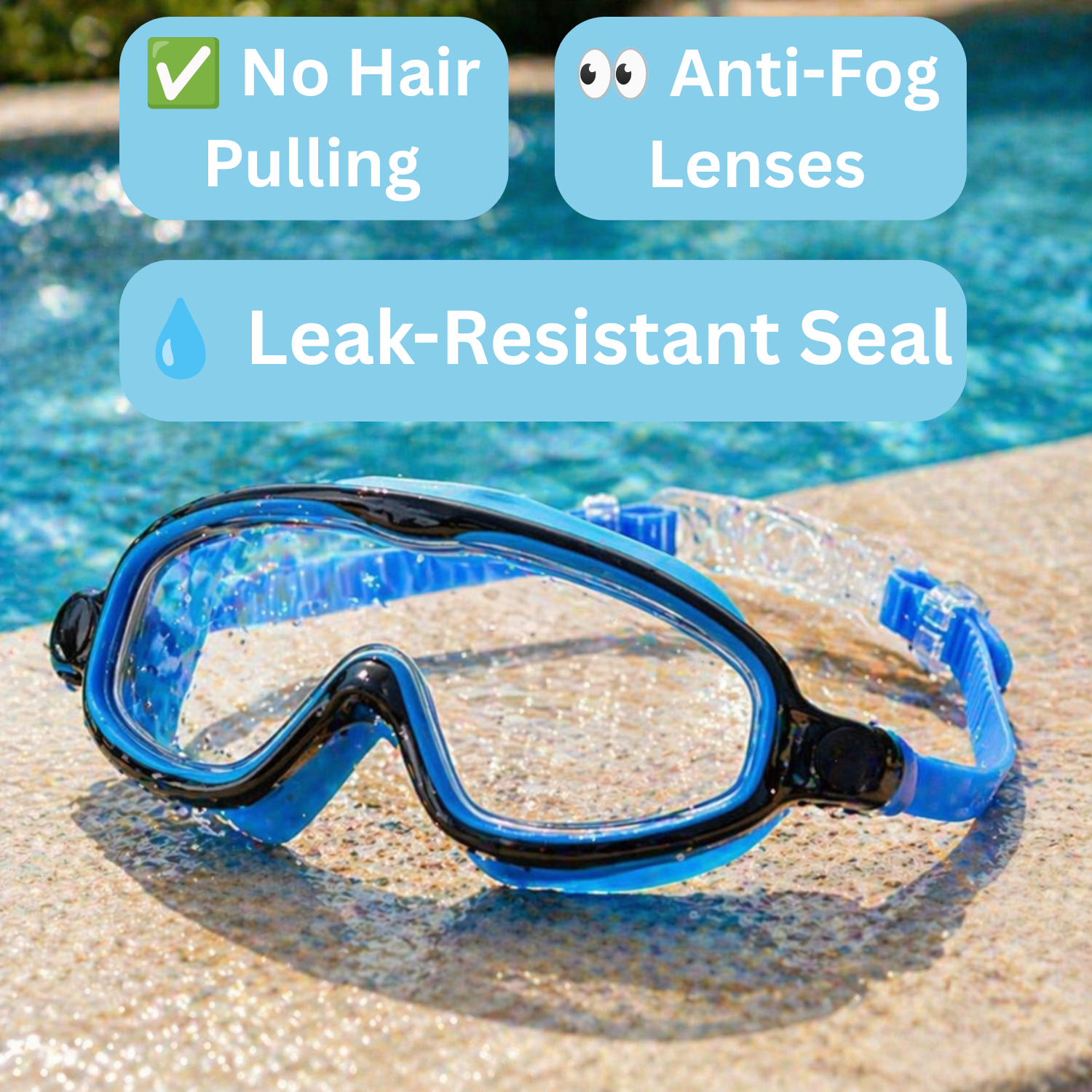 Clip-On Swimming Goggles