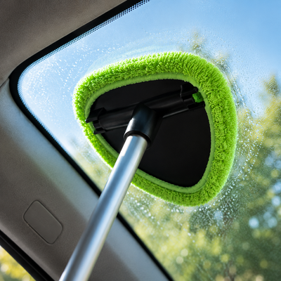 Extendable Microfiber Windshield Cleaner