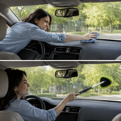 Extendable Microfiber Windshield Cleaner