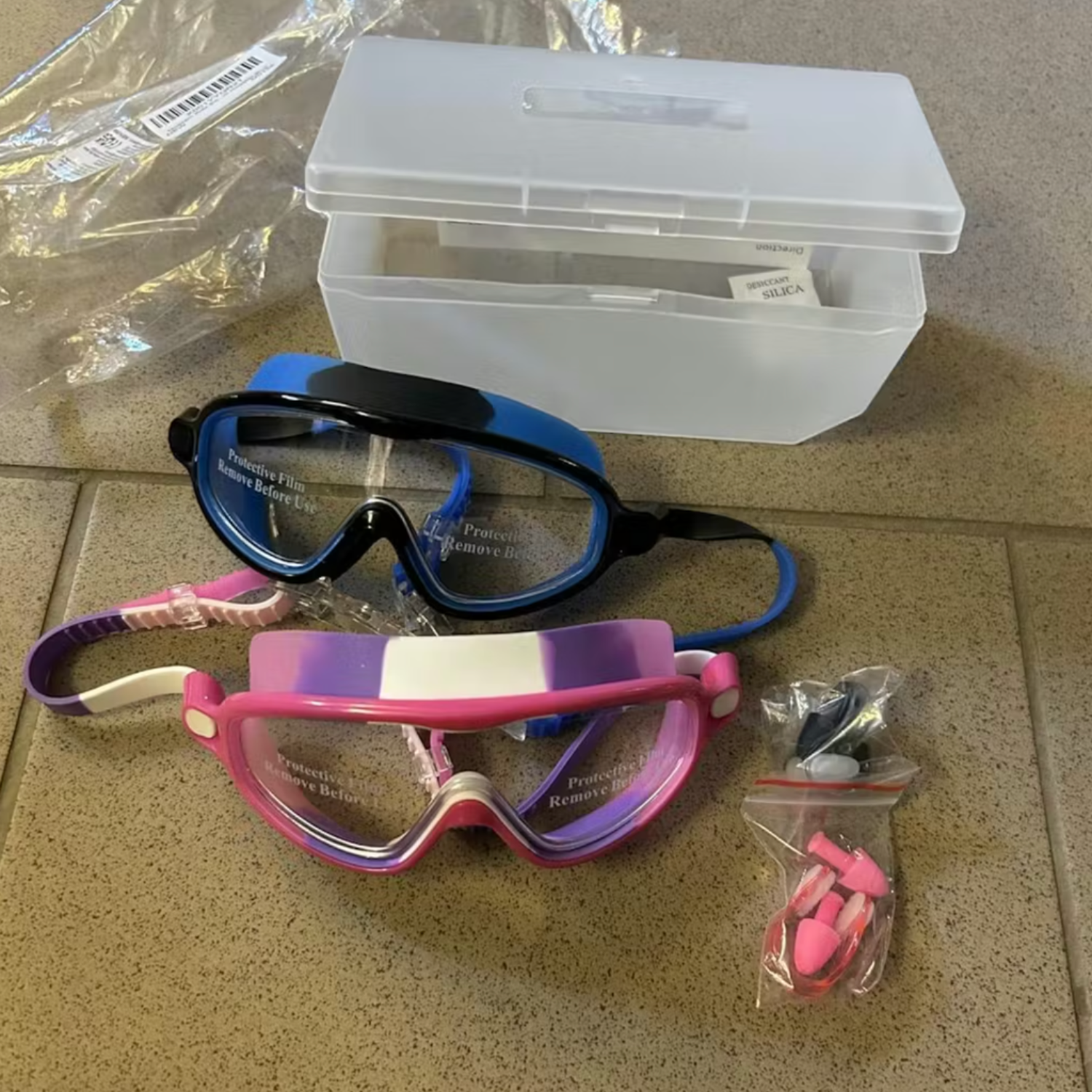 Clip-On Swimming Goggles