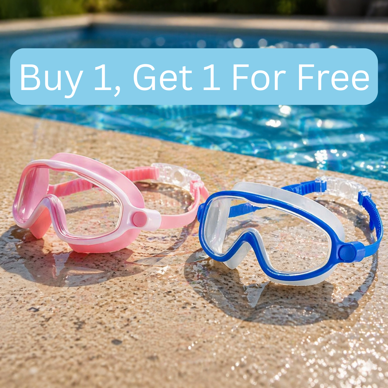 Clip-On Swimming Goggles